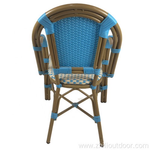 Cheap Patio Furniture Outdoor French Bistro Rattan Chair